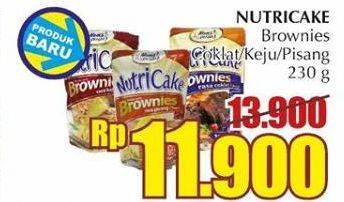 Promo Harga Nutricake Instant Cake Brownies Cokelat, Pisang, Keju 230 gr - Giant