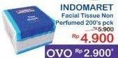 Promo Harga INDOMARET Facial Tissue Non Perfumed 200 pcs - Indomaret