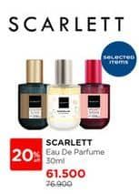 Promo Harga Scarlett Eau De Parfum 30 ml - Watsons