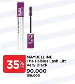 Promo Harga MAYBELLINE The Falsies Lash Lift Waterproof Mascara 30 gr - Watsons