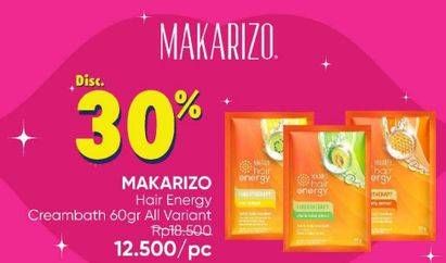 Promo Harga Makarizo Hair Energy Fibertherapy Hair & Scalp Creambath All Variants 60 gr - Guardian