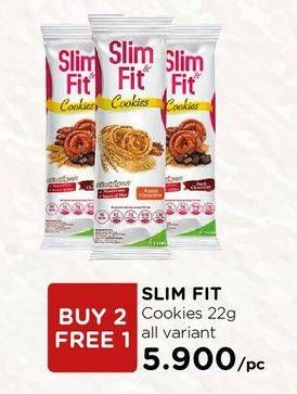 Promo Harga SLIM & FIT Cookies All Variants 22 gr - Watsons