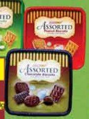 Promo Harga Biskitop Assorted Biscuits Peanut, Chocolate 400 gr - Yogya