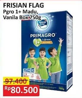 Promo Harga Frisian Flag Primagro 1+ Vanilla, Madu 800 gr - Alfamart