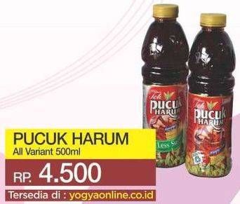 Promo Harga TEH PUCUK HARUM Minuman Teh All Variants 500 ml - Yogya