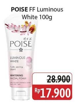 Promo Harga Poise Facial Foam Luminous White 100 gr - Alfamidi