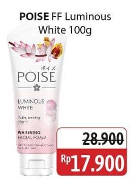 Poise Facial Foam 100 gr Diskon 38%, Harga Promo Rp17.900, Harga Normal Rp28.900