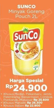 Promo Harga SUNCO Minyak Goreng 2 ltr - Alfamart