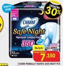 Promo Harga Charm Safe Night All Variants 12 pcs - Superindo