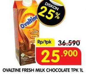 Promo Harga Ovaltine Fresh Milk 1000 ml - Superindo