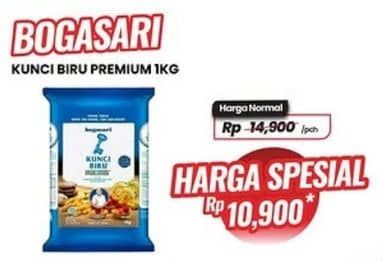 Promo Harga Bogasari Tepung Terigu Kunci Biru 1000 gr - Carrefour