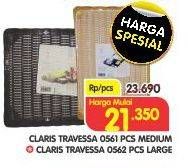 Promo Harga CLARIS Travessa 0561-Medium, 0562-Large  - Superindo