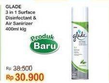 Promo Harga GLADE Surface Disinfectant & Air Sanitizer 400 ml - Indomaret