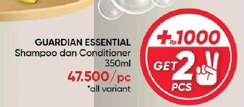 Promo Harga Guardian Essential Shampoo & Conditioner  - Guardian