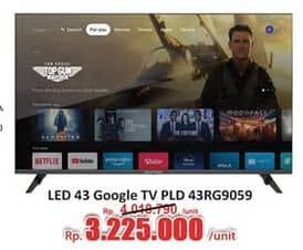 Promo Harga Polytron Smart Cinemax Google TV 43 Inch – PLD 43RG9059  - Hari Hari
