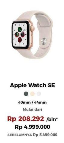 Promo Harga APPLE Watch SE 40mm, 44mm 1 pcs - Erafone