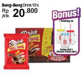 Promo Harga Beng-beng Drink 10 pcs - Carrefour