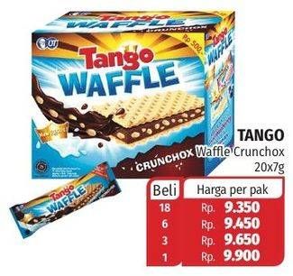 Promo Harga TANGO Waffle per 20 pcs 7 gr - Lotte Grosir