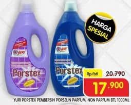 Promo Harga Yuri Porstex Pembersih Porselen Biru, Purple 1000 ml - Superindo