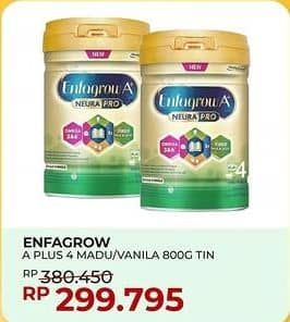 Promo Harga Enfagrow A+4 Susu Bubuk Vanilla, Madu 800 gr - Yogya