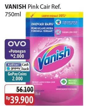 Promo Harga Vanish Penghilang Noda Cair Pink 750 ml - Alfamidi