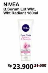 Promo Harga NIVEA Body Serum Extra White, White Radiant 180 ml - Alfamart