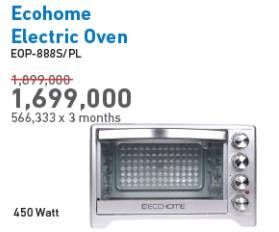 Promo Harga ECOHOME EOP 888 Electric Oven  - Electronic City