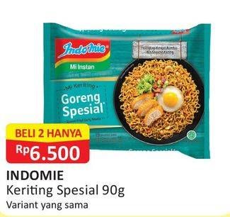 Promo Harga INDOMIE Mi Keriting Spesial per 2 pcs 90 gr - Alfamart