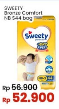 Promo Harga Sweety Bronze Comfort Dry X-Pert NB-S44 44 pcs - Indomaret