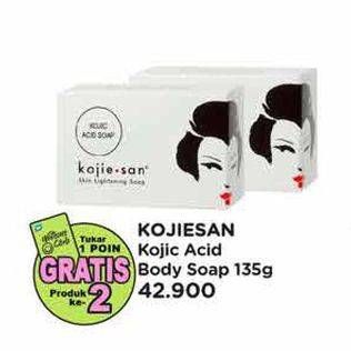 Promo Harga Kojie San Skin Lightening Soap Kojic Acid Soap 135 gr - Watsons
