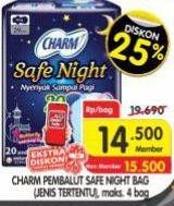 Promo Harga Charm Safe Night Wing 29cm 20 pcs - Superindo