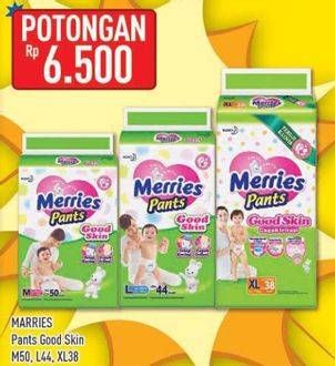 Promo Harga Merries Pants Good Skin M50, L44, XL38  - Hypermart