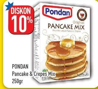 Promo Harga Pondan Pancake Mix 250 gr - Hypermart