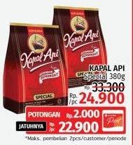 Promo Harga Kapal Api Kopi Bubuk Special 380 gr - LotteMart