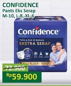 Promo Harga Confidence Adult Pants Slim & Fit Extra Absorb M10, L8, XL6 6 pcs - Alfamart