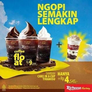 Promo Harga Richeese Factory Coffee Float  - Richeese Factory