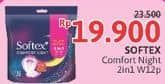 Promo Harga Softex Comfort Night 2 In 1 12 pcs - Alfamidi
