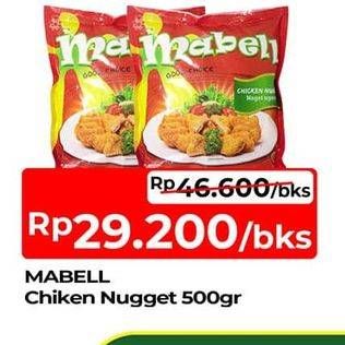 Promo Harga Mabell Nugget Ayam 500 gr - TIP TOP