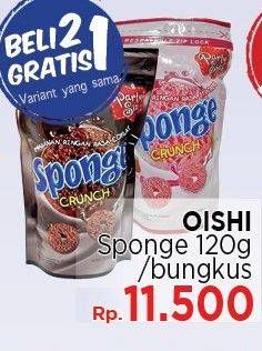 Promo Harga OISHI Sponge Crunch 120 gr - LotteMart