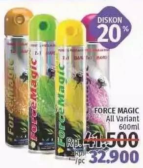 Promo Harga FORCE MAGIC Insektisida Spray All Variants 600 ml - LotteMart
