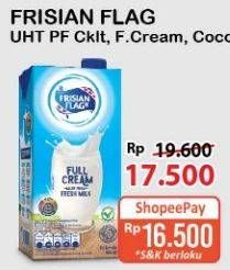 Promo Harga Frisian Flag Susu UHT Purefarm Swiss Chocolate, Full Cream 946 ml - Alfamart