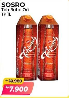 Promo Harga Sosro Teh Botol Original 1000 ml - Alfamart