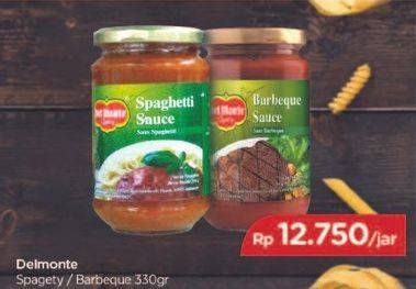 Promo Harga DEL MONTE Cooking Sauce Spaghetti, Barbeque 330 gr - TIP TOP