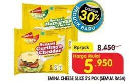 Promo Harga EMINA Cheese Slice All Variants 5 pcs - Superindo