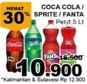 Promo Harga COCA COLA Minuman Soda 1500 ml - Giant