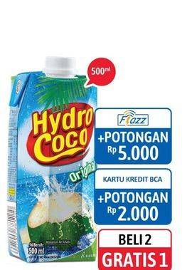 Promo Harga HYDRO COCO Minuman Kelapa Original 500 ml - Alfamidi