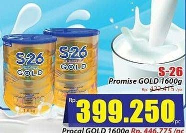 Promo Harga S26 Promise Gold Susu Pertumbuhan 1600 gr - Hari Hari