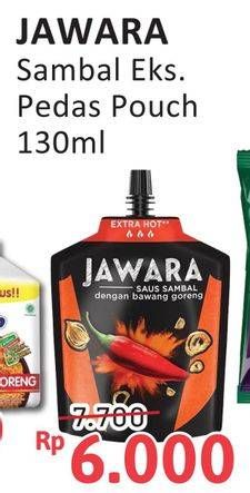 Promo Harga Jawara Sambal Extra Hot 130 ml - Alfamidi