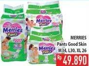 Promo Harga MERRIES Pants Good Skin M34, L30, XL26  - Hypermart