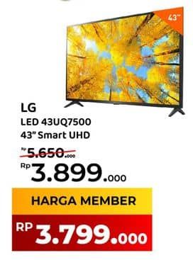 Promo Harga LG UQ7500 UHD TV 43UQ7500PSF 43 Inch  - Yogya